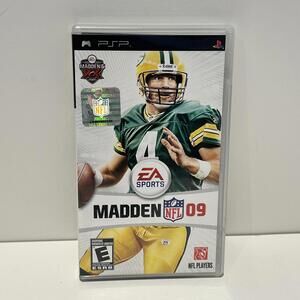 Madden NFL 09 PSP Complete Game Tested & Working EA Sports